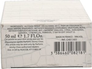 Jimmy Choo Man Ice Eau De Toilette Spray 50ml - Afbeelding 2