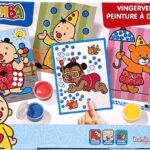 Bumba Vingerverf - Makkelijk afwasbaar - 3 kleuren - Mengbaar