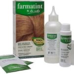 Gel Permanent Coloration Hair Color By Farmatint #8r-light Coppery Blonde