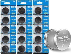 Maxenza CR2450 Lithium Batterijen - 15 Stuks - Knoopcel Batterijen - 3 Volt