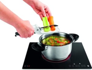 Metaltex Groenteschaar Met Maataanduiding 26 Cm Rvs Wit - Afbeelding 3