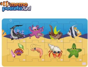 Biobuddi Puzzels Geheugenspel Sealife BB-8004 - Afbeelding 4