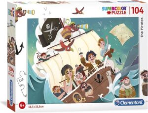 Clementoni Supercolor Puzzel - The Pirates - 104 Stukjes - Afbeelding 3
