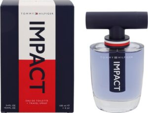Tommy Hilfiger Impact 3 4 Oz Eau De Toilette Spray 14 Oz Travel Edt Spray for Men Gift Set - Afbeelding 11