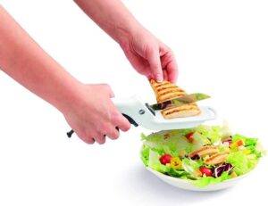 Metaltex Groenteschaar Met Maataanduiding 26 Cm Rvs Wit - Afbeelding 4