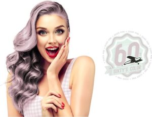 Semi-permanente kleurstof Hairgum Sixty's Color silver pink (60 ml) - Afbeelding 3