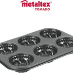 Metaltex By Tomado RVS Bakvorm 7.5 cm | 6 Vaks