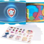 paw patrol - spiral art - pup pad - tekenen met paw patrol - knutselen - met stickers