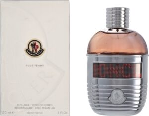 Moncler Eau De Parfum Spray (refillable + Led Screen) 150 Ml For Women - Afbeelding 4