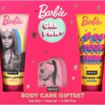 Lichaamsverzorging Geschenkset Barbie - 4-delig - Bodylotion, Douchegel, 2x Bad Bruisballen