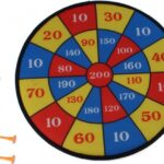 Eddy Toys Dartbord Klittenband 36 Cm 5-delig
