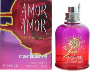 Cacharel Amor Amor Electric Kiss Eau De Toilette Spray For Women 50ml - Afbeelding 2