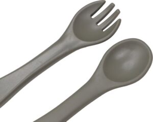 Tryco Olive Gray Siliconen Kinderbestek TR-392810 - Afbeelding 4
