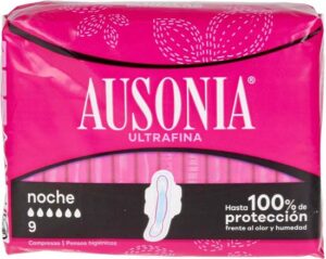 Nacht Maandverband met vleugels Ultra Ausonia (9 uds) - Afbeelding 3