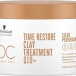 Masker voor Fijn Haar Schwarzkopf Bonacure Time Restore Clay (500 ml)