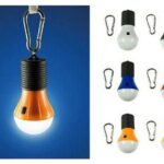 Resal Homeware Ophangbaar LED Campinglamp Met Karabijn Haak - 1 Stuk