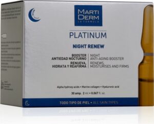 Ampullen Martiderm Platinum Night Renew - Afbeelding 3