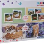Clementoni Puzzel Superkit Animals 4-in-1 30 Stukjes