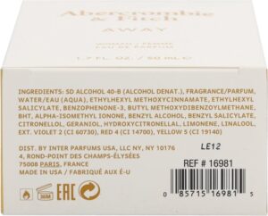 Abercrombie & Fitch - First Away EDP 50 ml - Afbeelding 2