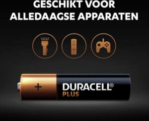 Duracell Alkaline Plus AAA batterij 4 pack - Afbeelding 2