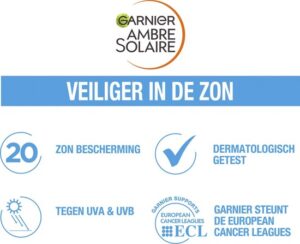 Garnier Ambre Solaire Hydraterende zonnebrandmelk SPF 20 - Zonnebrand tegen Uitdroging - 200 ml - Afbeelding 5
