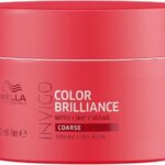 Wella Brilliance Haarmasker weerbarstig haar -150 ml - Haarmasker droog haar - Haarmasker beschadigd haar