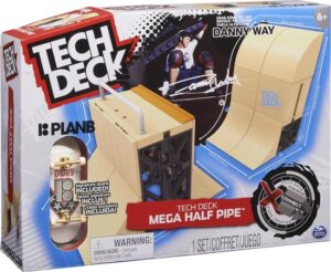 Tech Deck X-Connect - Danny Way Mega Half Pipe - Aanpasbare Ramp Set met PlanB Fingerboard - Afbeelding 10