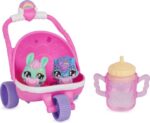 Hatchimals Alive - Hatch N’ Stroll-speelset met kinderwagen en 2 minifiguren in eieren die zelf uitkomen