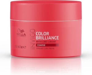 Wella Brilliance Haarmasker weerbarstig haar -150 ml - Haarmasker droog haar - Haarmasker beschadigd haar