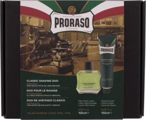 Shaving Set Proraso Afeitado Clásico Rinfrescante Lote Refreshing 2 Pieces