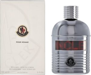 Moncler Eau De Parfum Spray (refillable + Led Screen) 150 Ml For Men - Afbeelding 2