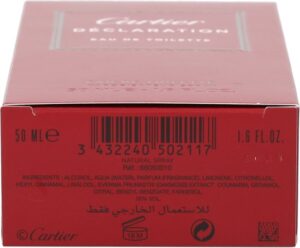 Cartier Declaration Eau De Toilette Spray 50ml - Afbeelding 2