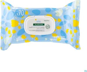 Baby Soft Cleaning Wipes 70 U By Klorane 70 Pcs - Afbeelding 4