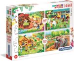 Clementoni Legpuzzel 4-in-1 Boerderij 160 Stukjes 4-delig - Afbeelding 3