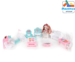 Maxenza HC507651 Interactieve Poppenhuis - LED Verlicht - 113 Delig - Voor Meisjes Vanaf 3 Jaar - Afbeelding 8