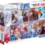 Clementoni Kinderpuzzels - Disney Frozen 2, Legpuzzel Set 20+60+100+180 Stukjes, 3-5 jaar - 21411