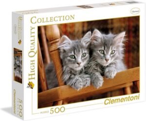 Clementoni Legpuzzel - High Quality Puzzel Collectie - Kittens - 500 Stukjes, puzzel volwassenen - Afbeelding 3