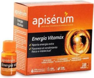 Food Supplement Apiserum Energía Vitamax 18 Units - Afbeelding 2