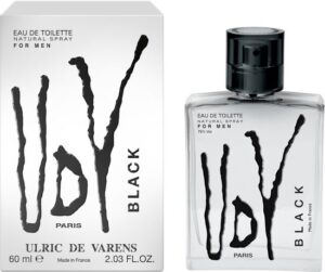 Ulric De Varens UDV Black For Men Eau De Toilette Spray 100ml Set 2 Pieces - Afbeelding 3