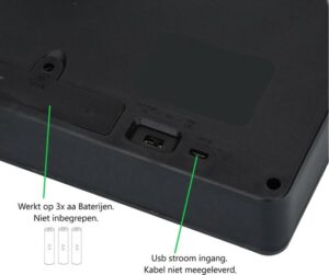 Led Letter Pegboard Retrostijl met 200 Letters en 200 Cijfers – 29x21x4 cm | Woorden maken op Lichtbord | Woonaccessoires | Memobord | Prikbord - Afbeelding 2