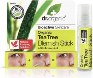 Dr Organic - Tea Tree - Anti-Puisten - Blemish Stick - Roll On - 8ml - - Afbeelding 2