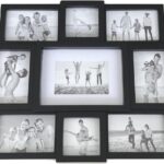 Collage-fotolijst (9 foto's) - zwart