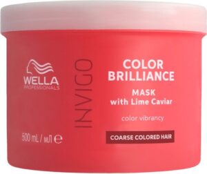 Wella Brilliance Haarmasker weerbarstig haar -500 ml - Haarmasker droog haar - Haarmasker beschadigd haar