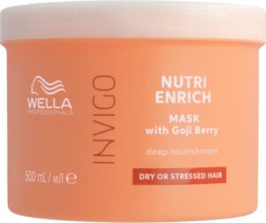 Wella Invigo Nutri Enrich Masker 500 ml - Haarmasker droog haar - Haarmasker beschadigd haar