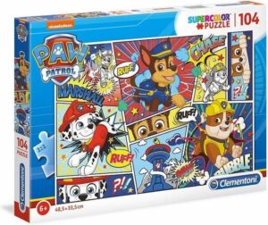 Clementoni Kinderpuzzels - Paw Patrol SuperColor, Legpuzzel 48X33 cm Karton van 3X48 Stukjes, 6-8 jaar - 27261 - Afbeelding 4