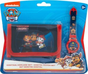 Paw Patrol horloge + portemonnee