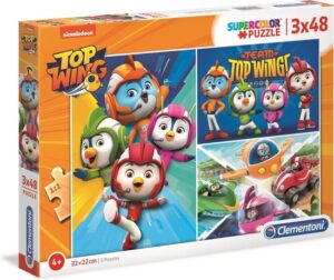 Clementoni Legpuzzel Top Wing 48 Stukjes 3 Stuks - Afbeelding 2