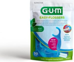 GUM Floss easy flossers mint - 30st