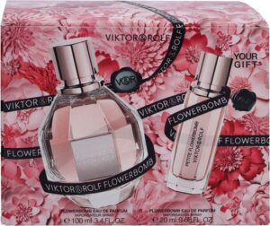 Viktor en Rolf Flowerbomb Geschenkset Eau de Parfum 100 ml + Eau de Parfum Travel set 20 ml 1 set - Afbeelding 4