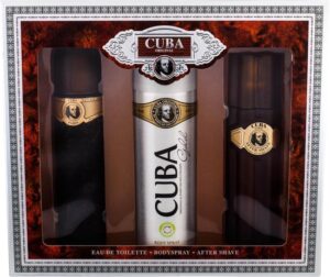 Cuba - Cuba Gold Gift Set 100 ml After Shave Cuba Gold 100 ml and deospray Cuba Gold 200 ml - 100ML